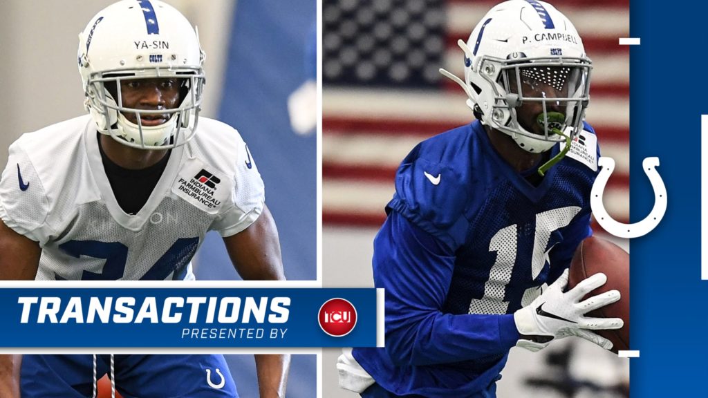 2019 Colts Draft Picks Rock Ya-Sin, Parris Campbell Sign Contracts