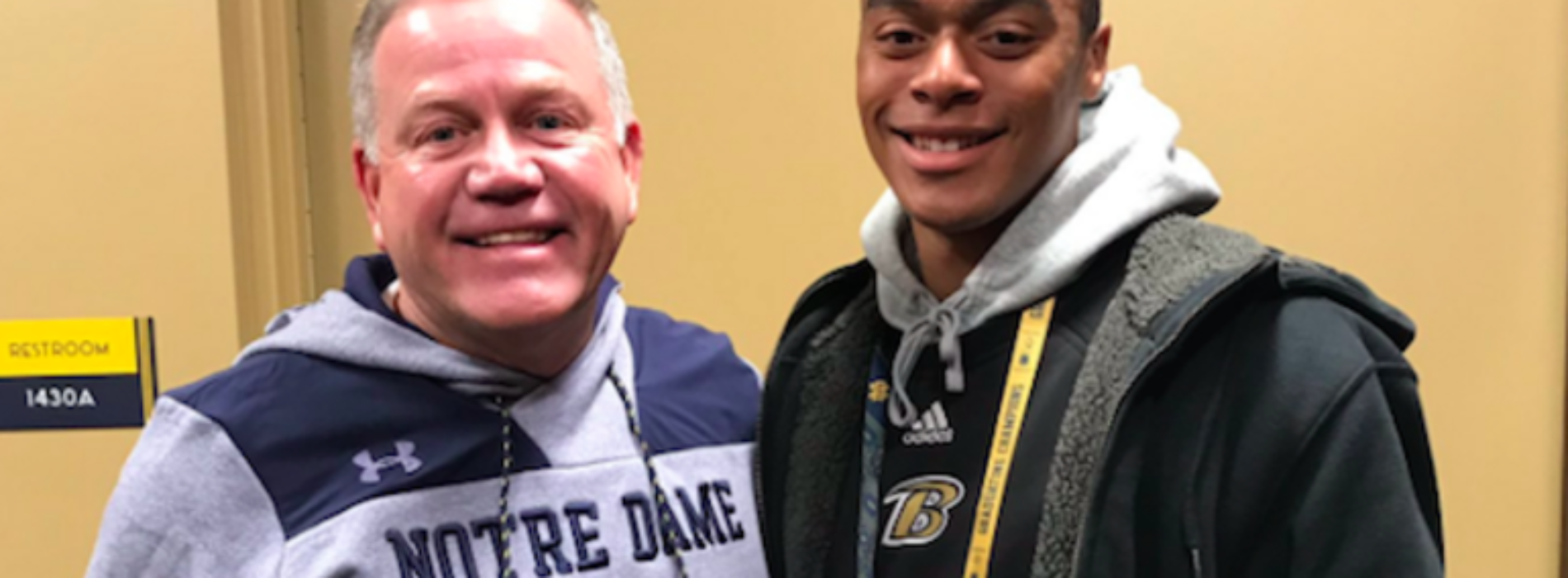 Defensive back Landen Bartleson commits to Notre Dame