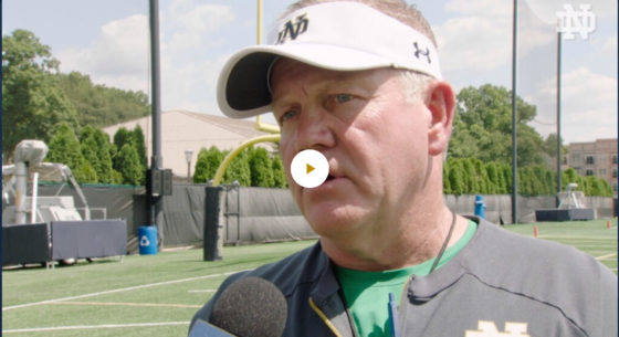 Brian Kelly 8-10-19 Post Practice Interview