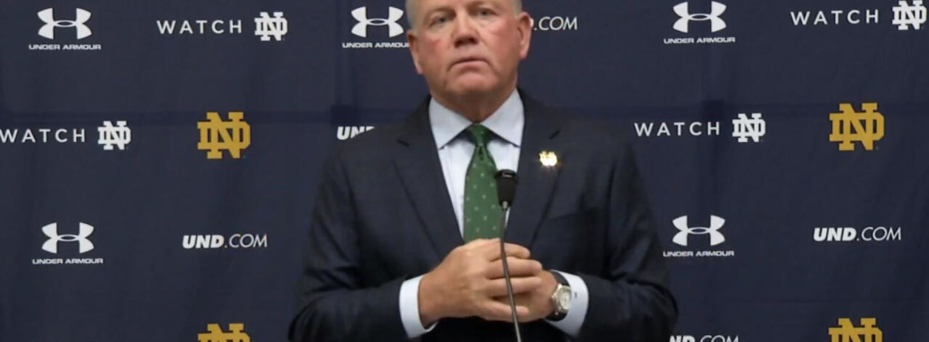 Notre Dame Football Coach Brian Kelly Press Conference