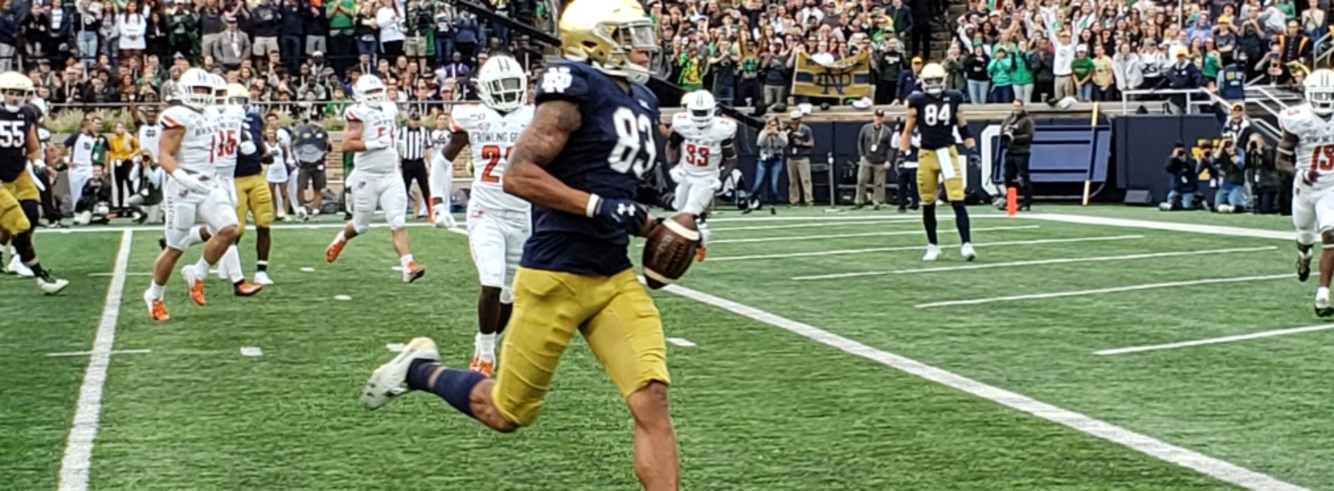 Notre Dame Makes Easy Work of Bowling Green, Move to 4-1 on the Season