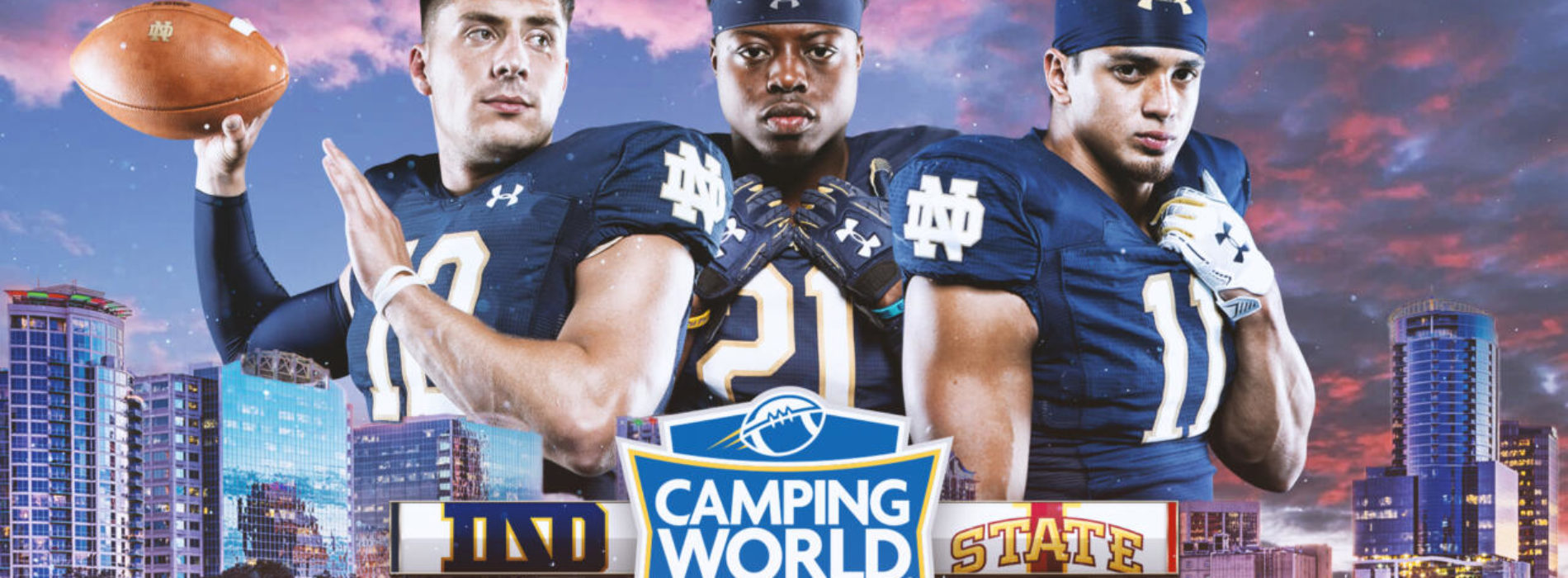 IRISH TO SEEK ELEVENTH WIN AGAINST IOWA STATE IN CAMPING WORLD BOWL