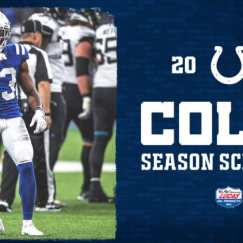 Indianapolis Colts Release Official 2020 Schedule